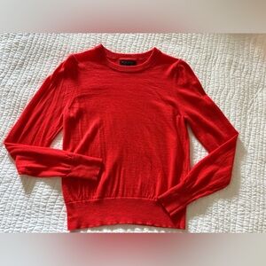 Banana Republic Bright Red Merino Wool Sweater